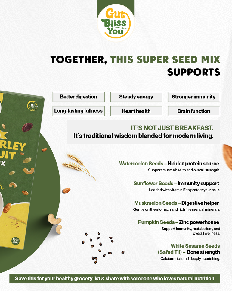Super Seed Mix Ultimate Barley Porridge