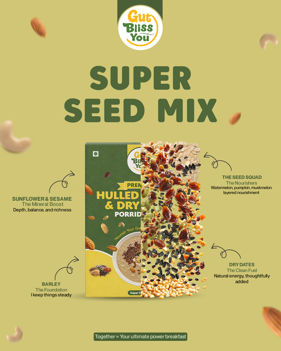 Super Seed Mix Ultimate Barley Porridge