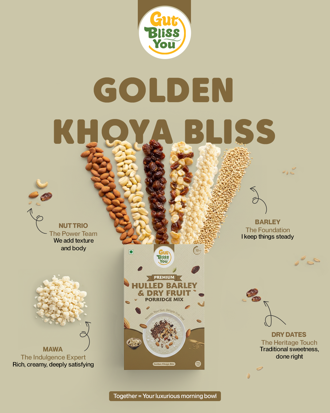 Golden Khoya Bliss Premium Barley Porridge